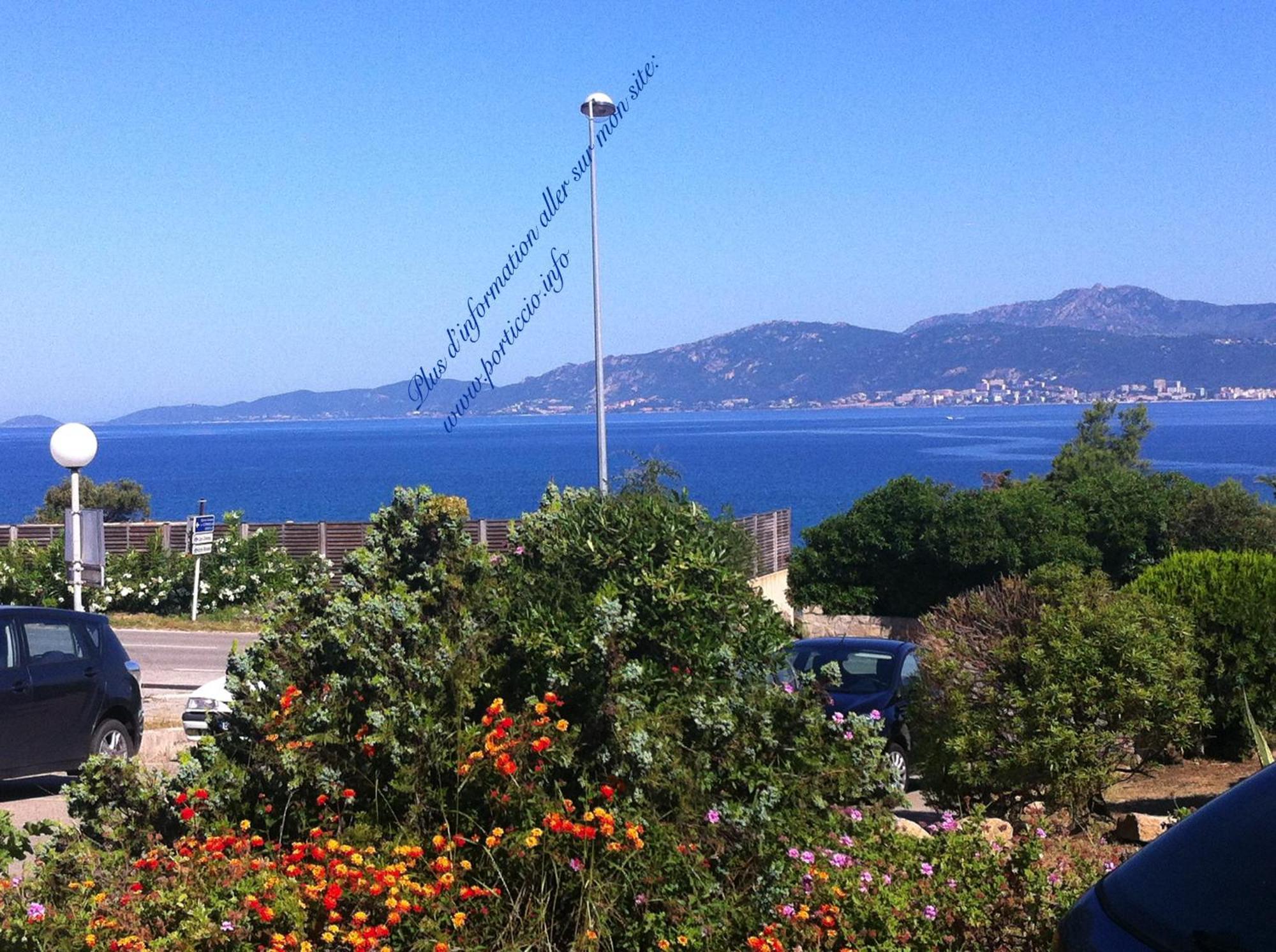 Vue Mer Panoramique Plage 50M Porticcio Corse Eksteriør billede