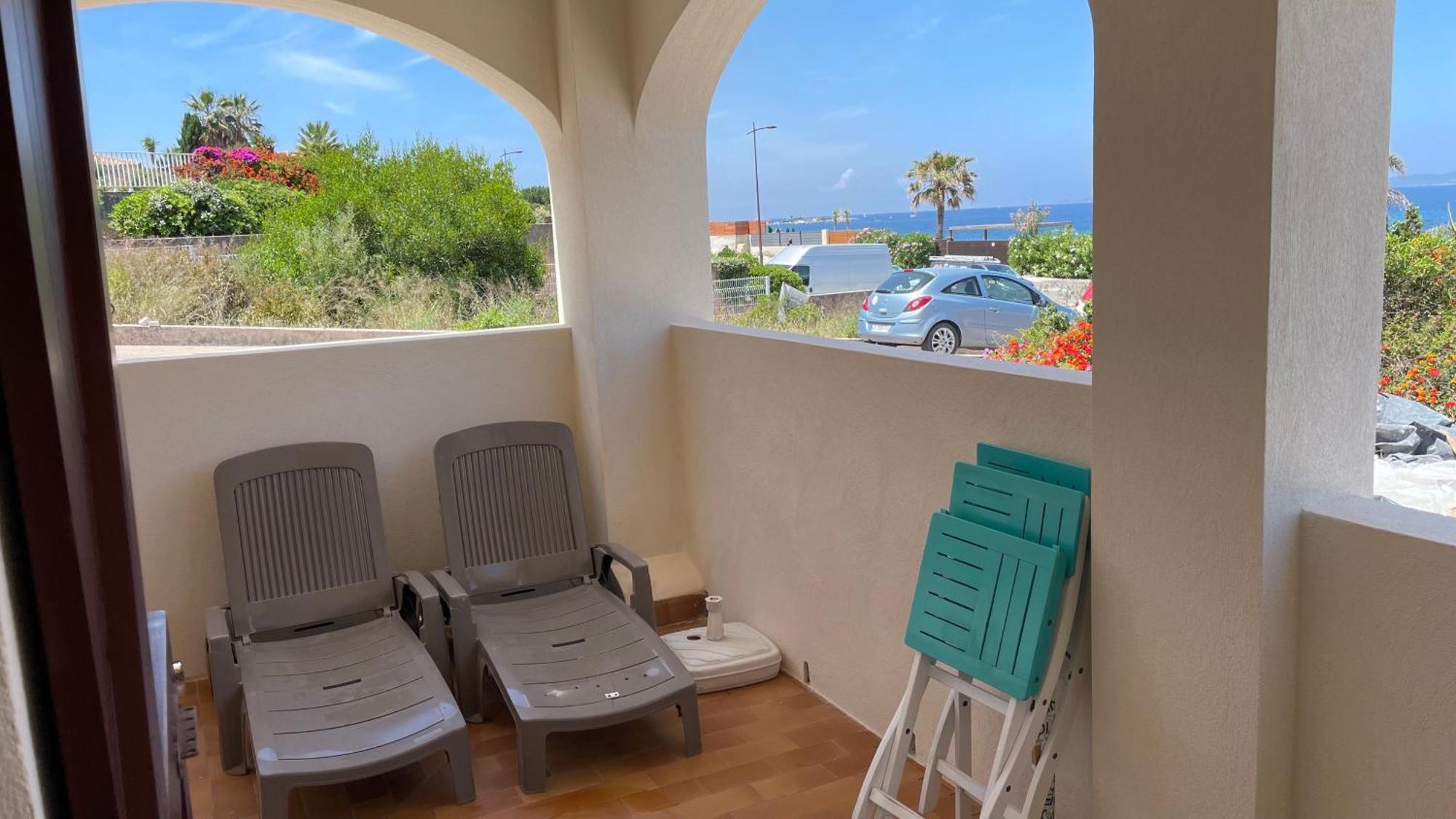 Vue Mer Panoramique Plage 50M Porticcio Corse Eksteriør billede